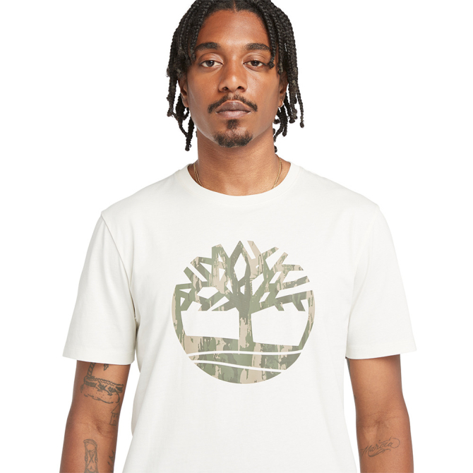 Мъжка тениска Kennebec River Tree Logo T-Shirt for Men in Vintage White TB0A5UP3CM9 03