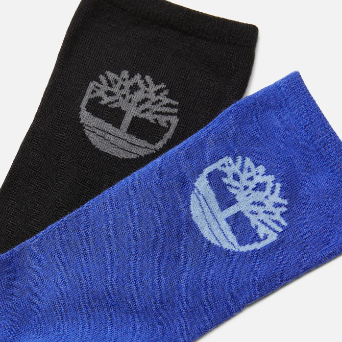 Мъжки чорапи All Gender 2 Per Pack Timberland® Weight Thermal Crew Sock in Blue TB0A5Z8XEFQ 02