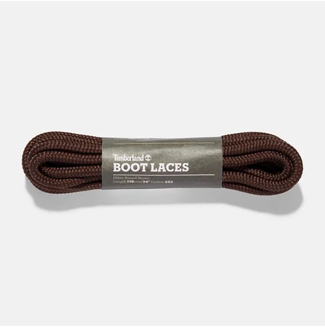 Унисекс връзки 137cm/54" Round Replacement Hiker Laces in Brown
