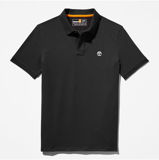 Мъжка тениска Millers River Pique Polo Shirt for Men in Black