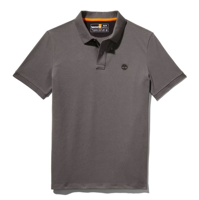 Мъжка тениска Millers River Pique Polo Shirt for Men in Dark Grey