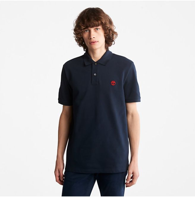 Мъжка тениска Millers River Pique Polo Shirt for Men in Navy