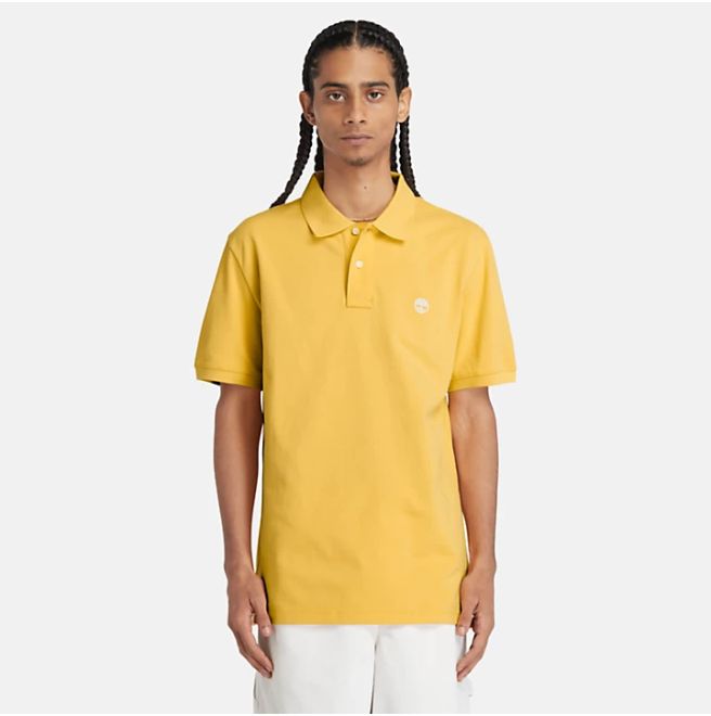 Мъжка тениска Millers River Piqué Polo Shirt for Men in Light Yellow