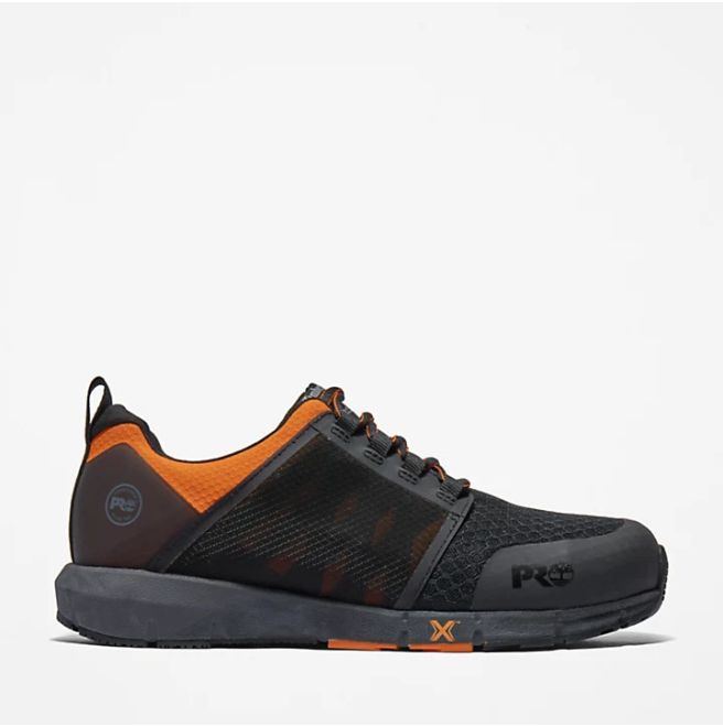 Мъжки обувки Radius Alloy-Toe Work Shoe for Men in Black and Orange