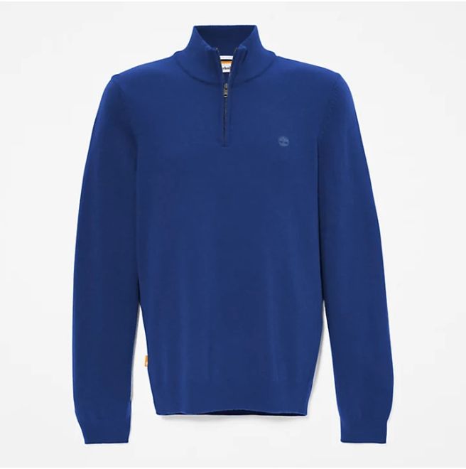 Мъжки пуловер Cohas Brook Zip-neck Jumper for Men in Blue