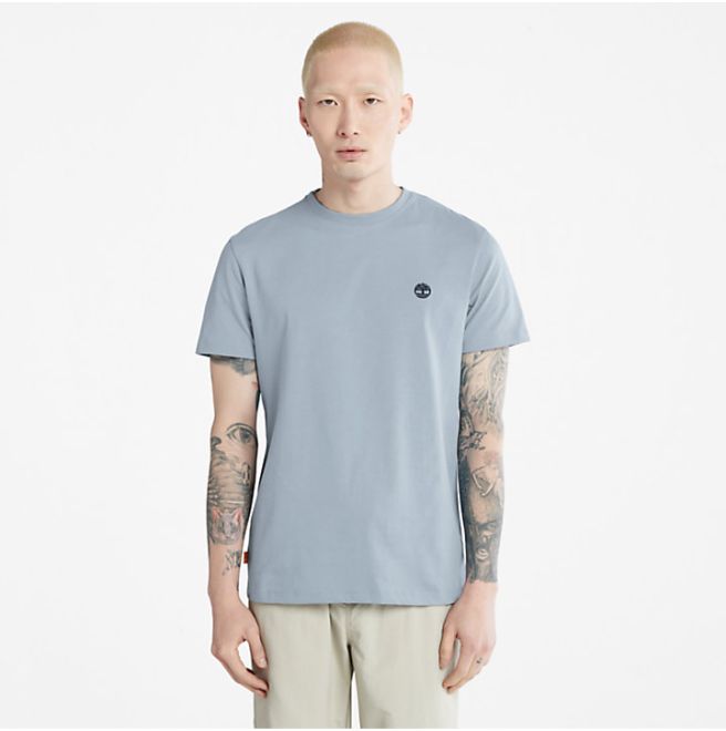 Мъжка тениска Dunstan River Slim-Fit T-Shirt for Men in Light Blue