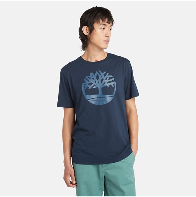 Мъжка тениска Kennebec River Tree Logo T-Shirt for Men in Dark Blue