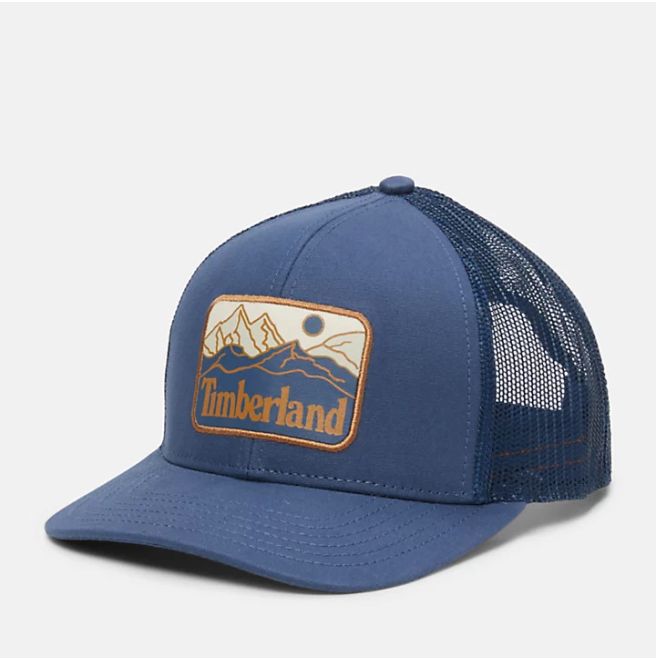 Мъжка шапка Mountain Line Patch Trucker Hat for Men in Dark Blue