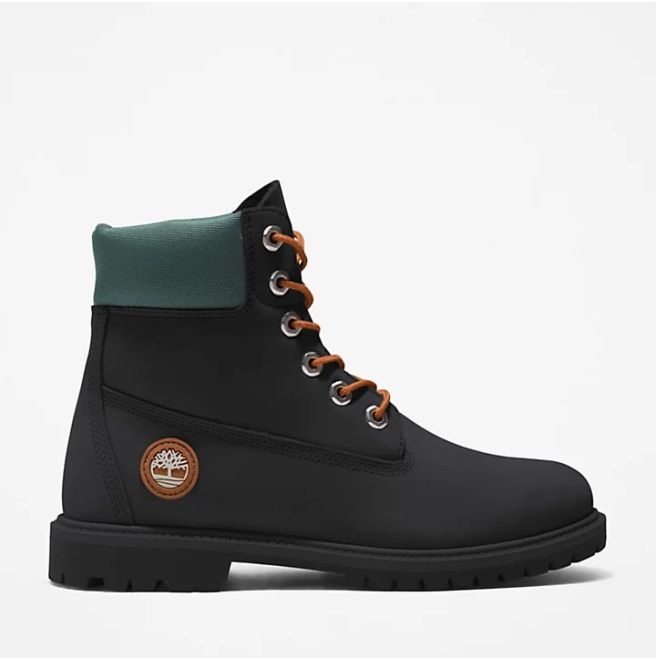 Дамски боти Timberland® Heritage 6 Inch Boot for Women in Black/Green