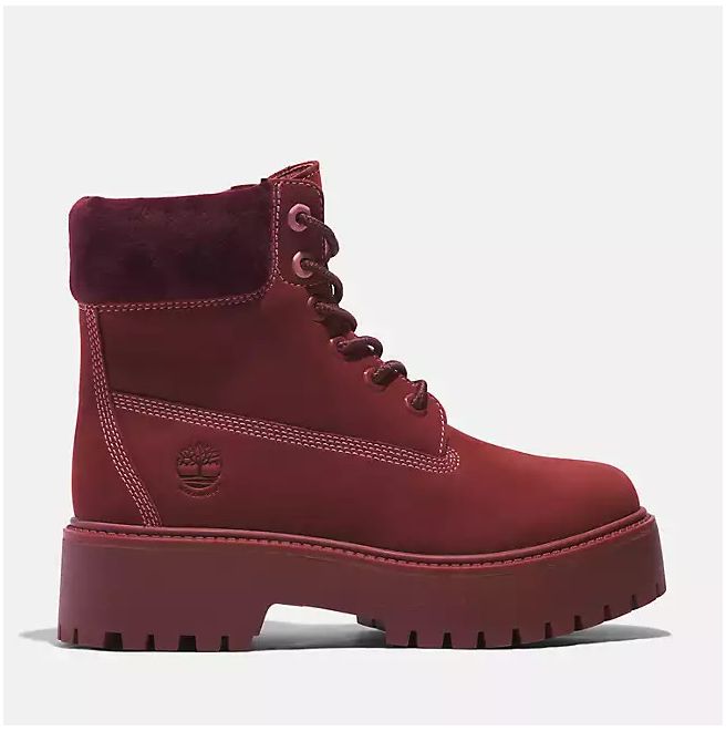 Дамски боти Timberland® Heritage Stone Street 6 Inch Boot for Women in Red