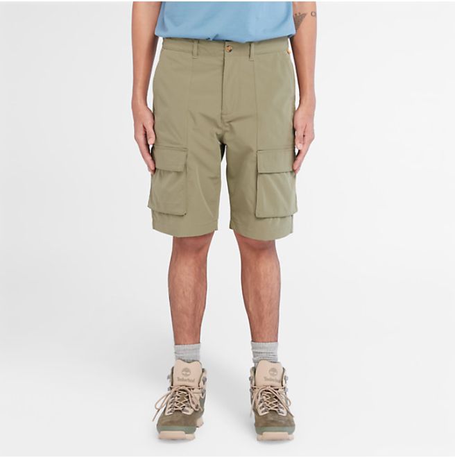 Мъжки панталон Water Repellent Outdoor Cargo Shorts for Men in Green