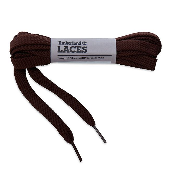 Унисекс връзки Flat Polyester Laces 52” in Brown