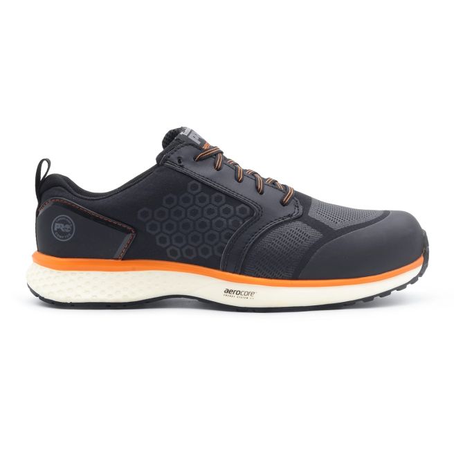 Мъжки обувки Timberland Pro Reaxion Black/Orange Safety Trainers