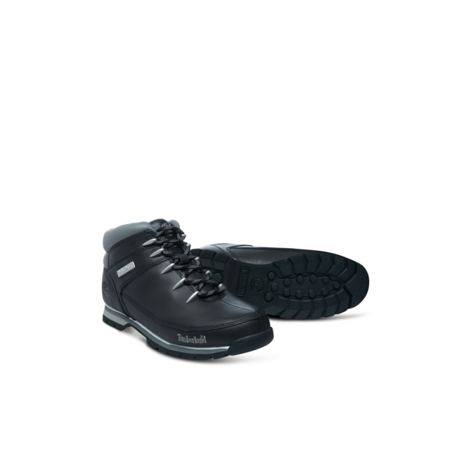 Мъжки обувки Euro Sprint Hiker Black Smooth 6200R 02