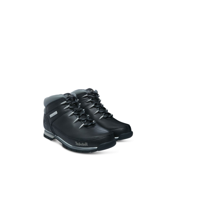 Мъжки обувки Euro Sprint Hiker Black Smooth 6200R 03