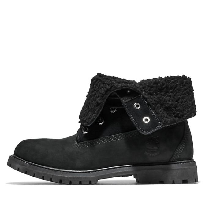 Дамски боти Timberland® Authentic Fold-over Boot for Women in Black C8149A 03