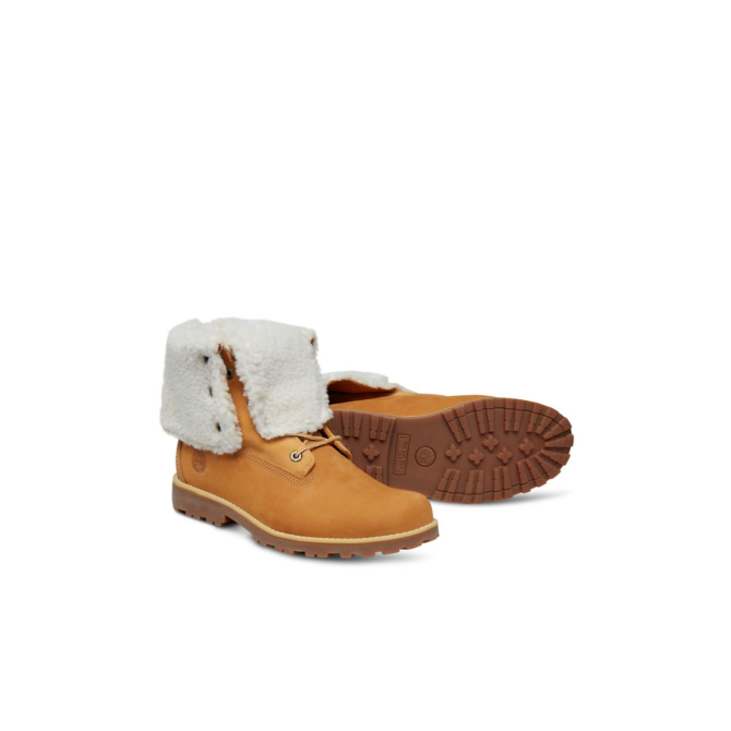 Юношески обувки Authentics 6-Inch Faux Shearling Boot Yellow A156N 03