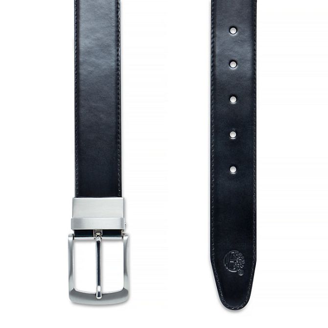 Мъжки колан Reversible Leather Belt for Men in Black A1D8S001 02