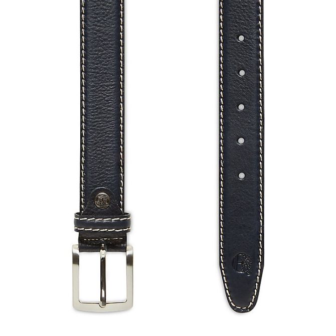 Мъжки колан Belt with Contrast Stitching for Men in Navy A1DEQ410 02