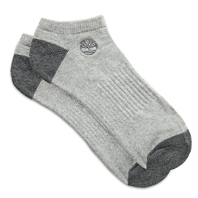 Мъжки чорапи Three-Pair No Show Socks for Men in Grey/Black A1EBOM05 08