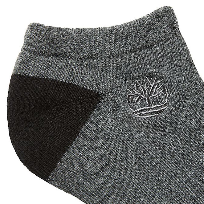 Мъжки чорапи Three-Pair No Show Socks for Men in Grey/Black A1EBOM05 02