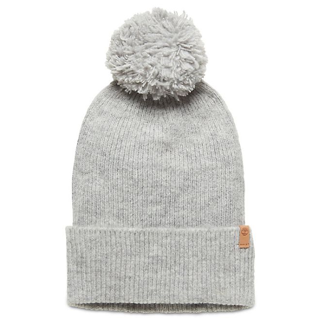 Дамска шапка Brushed Pom-Pom Beanie for Women in Grey TB0A1EDSC81 01