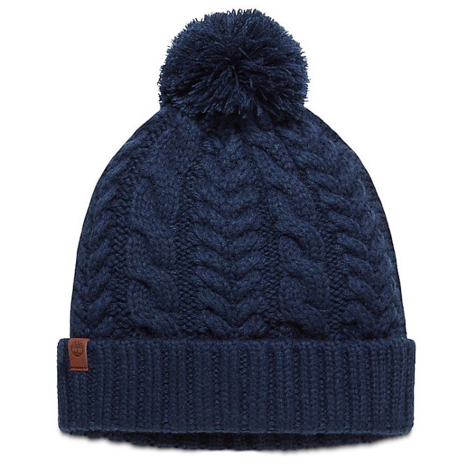 Дамска шапка Cable Pom-Pom Watch Cap for Women in Navy TB0A1EGKTB91 01