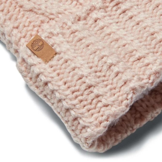 Дамска шапка Autumn Woods Cable Beanie for Women in Light Pink TB0A1ERO662 03