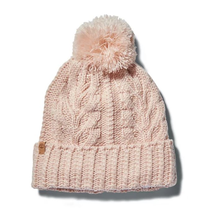 Дамска шапка Autumn Woods Cable Beanie for Women in Light Pink TB0A1ERO662 01