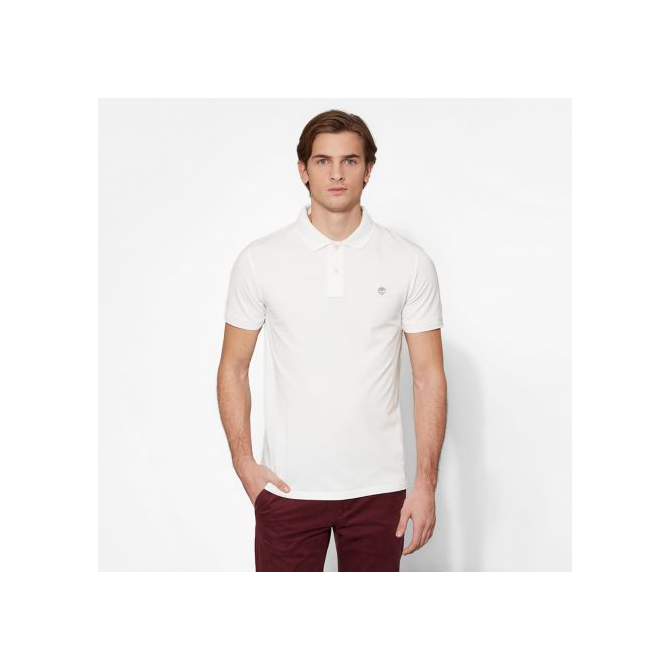 Мъжка тениска Merrymeeting River Polo Shirt White A1KC4130 02