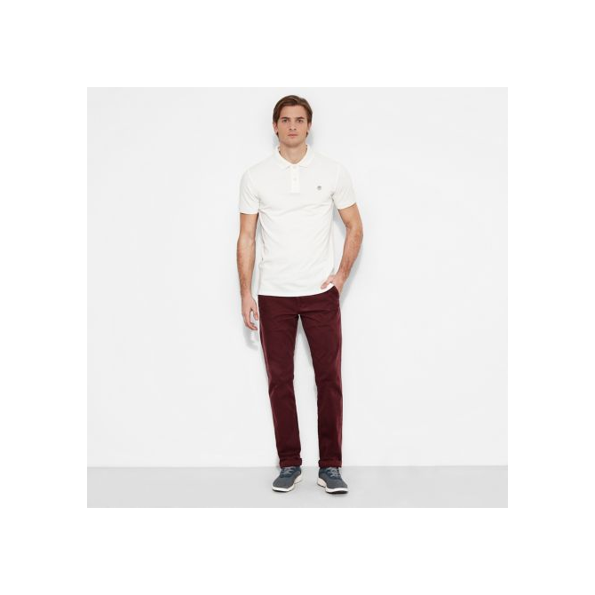 Мъжка тениска Merrymeeting River Polo Shirt White A1KC4130 04