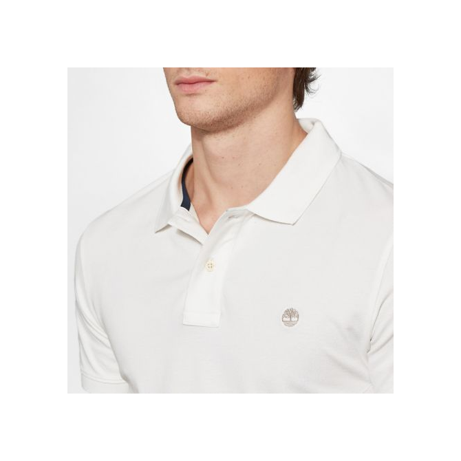 Мъжка тениска Merrymeeting River Polo Shirt White A1KC4130 05