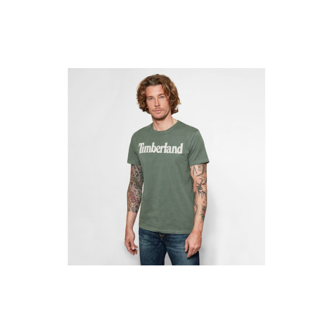 Мъжка тениска Kennebec River Linear Logo T-Shirt Green A1L6OK55 02