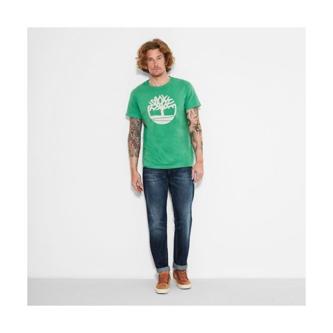 Мъжка тениска Kennebec River Tree Logo T-Shirt Green A1L6OK62 03