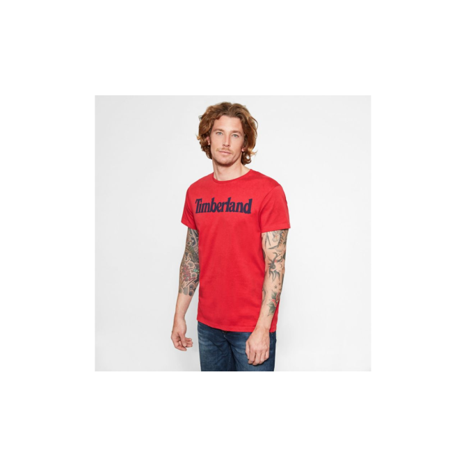 Мъжка тениска Kennebec River Linear Logo T-Shirt Red A1L6OK71 02