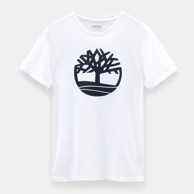 Мъжка тениска Kennebec River Tree T-shirt for Men in White TB0A1L6O1001 01