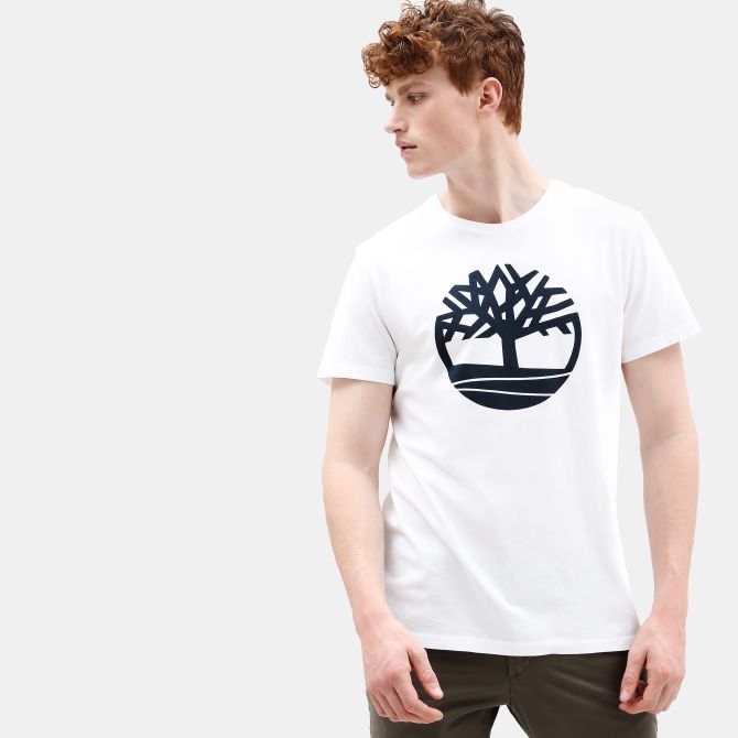 Мъжка тениска Kennebec River Tree T-shirt for Men in White TB0A1L6O1001 02