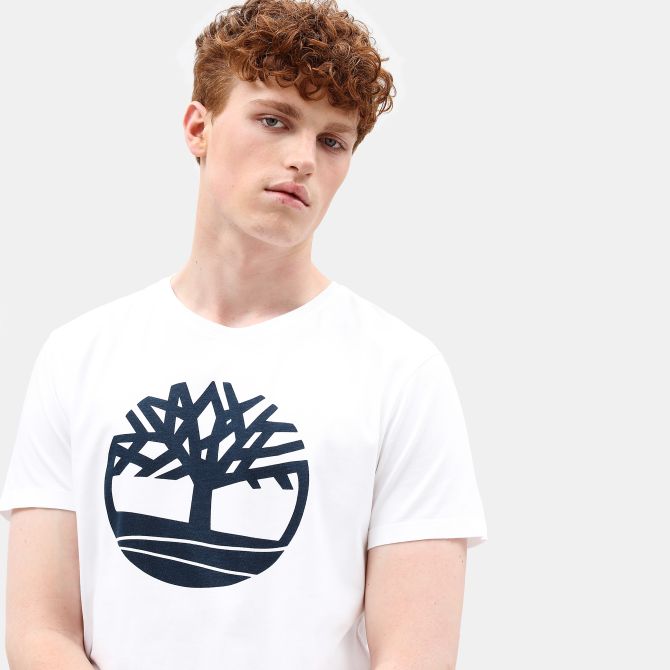 Мъжка тениска Kennebec River Tree T-shirt for Men in White TB0A1L6O1001 05