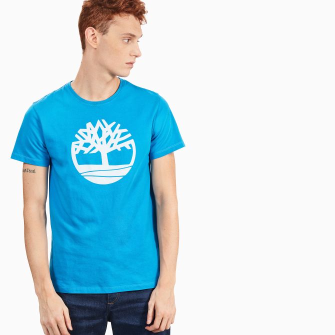 Мъжка тениска Kennebec River Tree Logo T-Shirt for Men in Indigo TB0A1L6OQ67 05