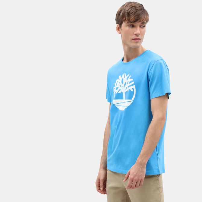 Мъжка тениска Kennebec River Tree T-shirt for Men in Blue TB0A1L6OU15 02
