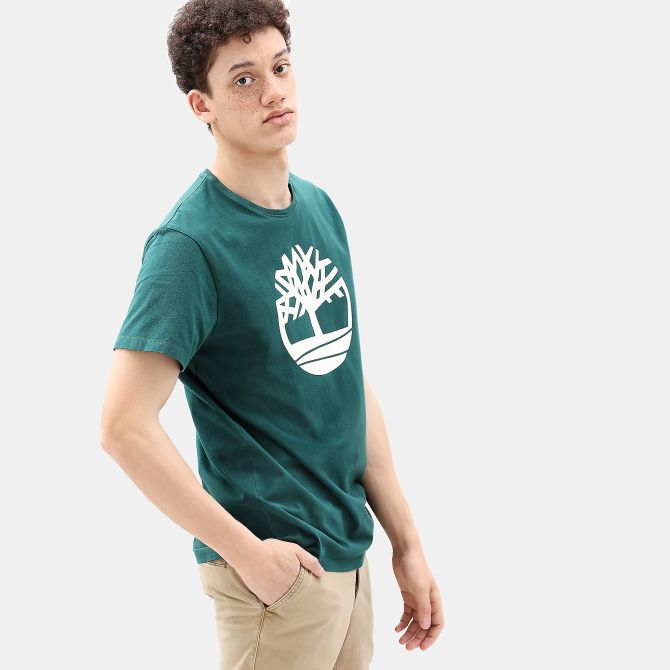 Мъжка тениска Kennebec River Tree T-shirt for Men in Green TB0A1L6OV35 02