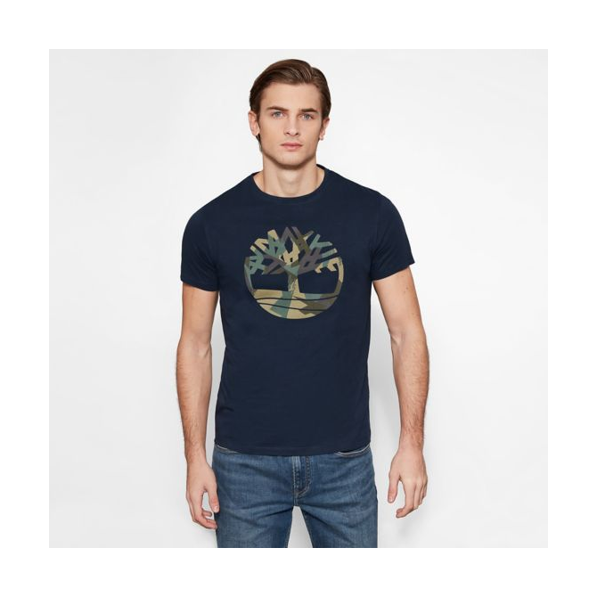 Мъжка тениска  Kennebec River T-Shirt Navy A1L6PK52 02
