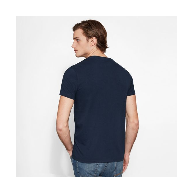 Мъжка тениска  Kennebec River T-Shirt Navy A1L6PK52 03