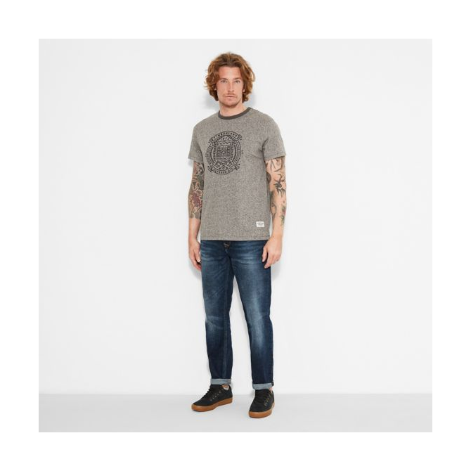 Мъжка тениска Salmon Brook Story T-Shirt Dark Grey A1L7OK69 03