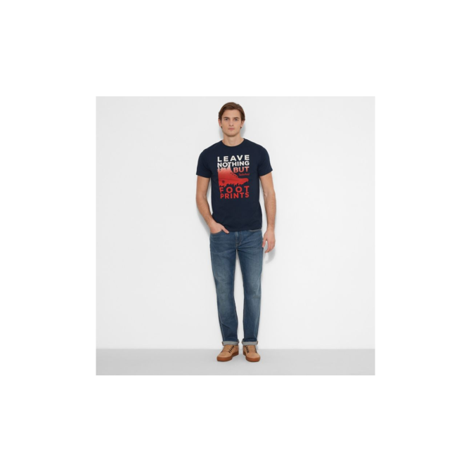 Мъжка тениска Kennebec River Story T-Shirt Navy A1L89433 03