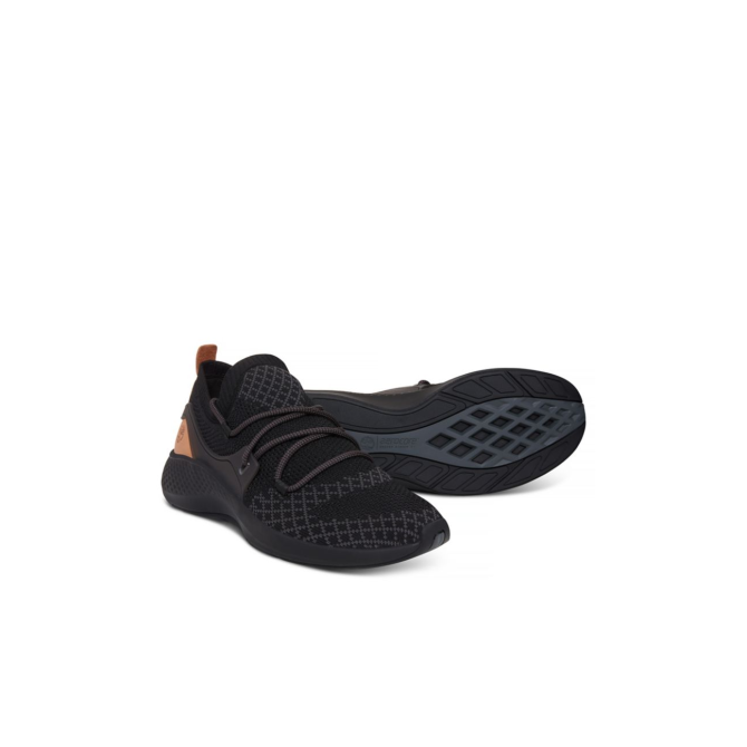 Мъжки обувки Flyroam Go Knitted Oxford Shoe Black A1LNG 02