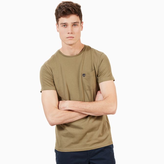 Мъжка тениска Dunstan River Pocket T-Shirt for Men in Green TB0A1LPGQ69 04