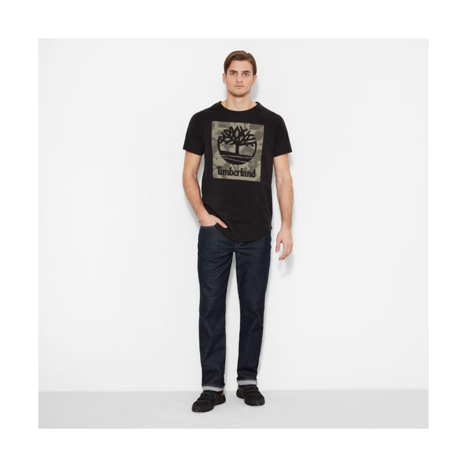 Мъжка тениска Camo T-Shirt Black A1MBM001 03