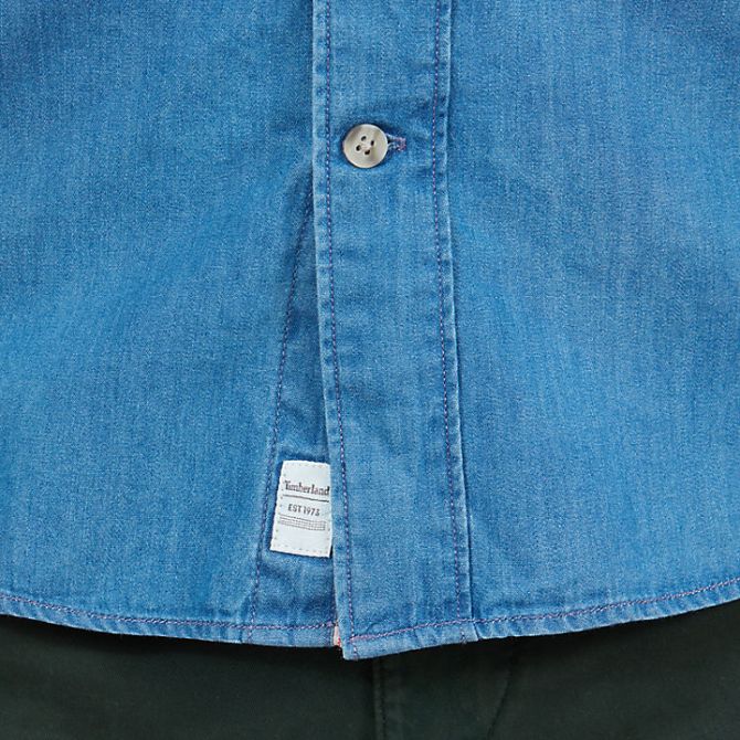 Мъжка риза Mumford River Chambray Shirt for Men in Blue A1ME5450 07