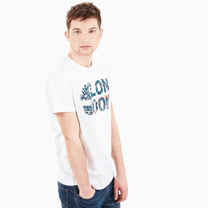 Мъжка тениска City T-Shirt for Men in White TB0A1MJ6F23 02